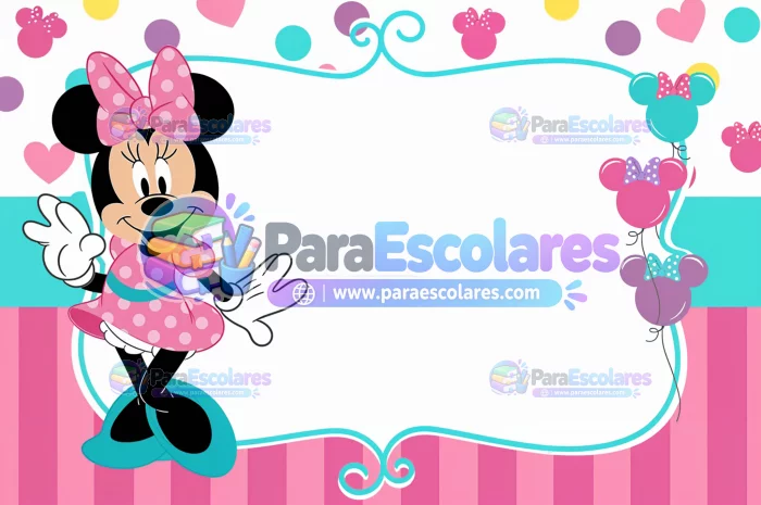 Minnie Colorida Fondo