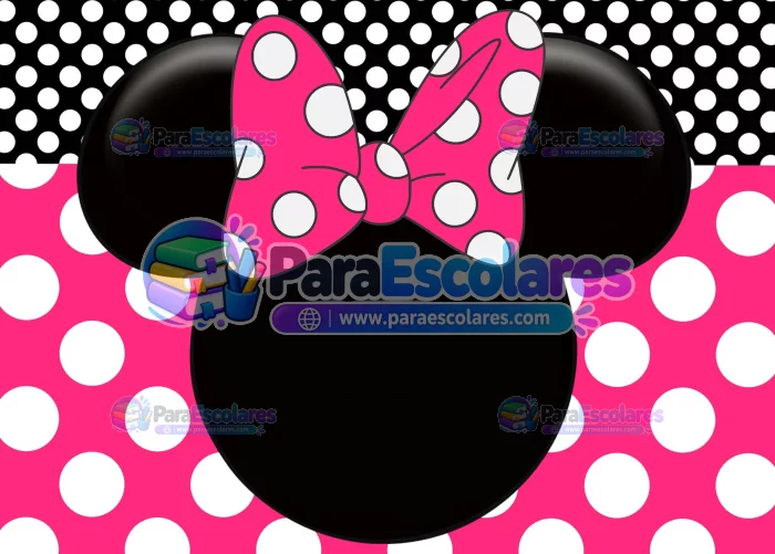Minnie-Fucsia-Negro-Fondo