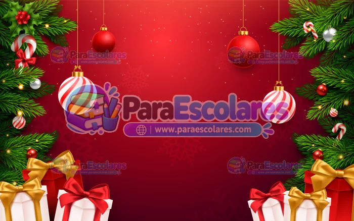 Christmas Background Realistic Style