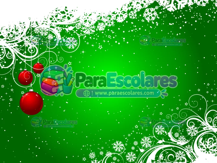 red-baubles-green-background