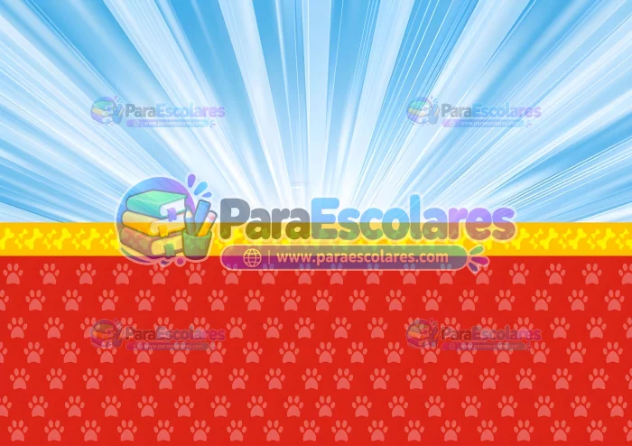 fondo-rojo-con-celeste-paw-patrol