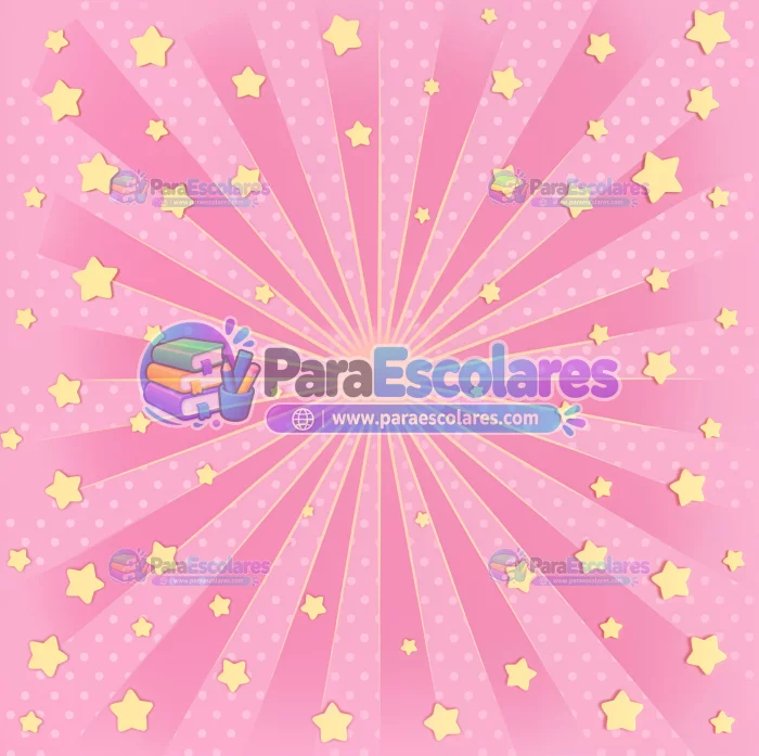 Fondo Rosado Destellos Estrellas