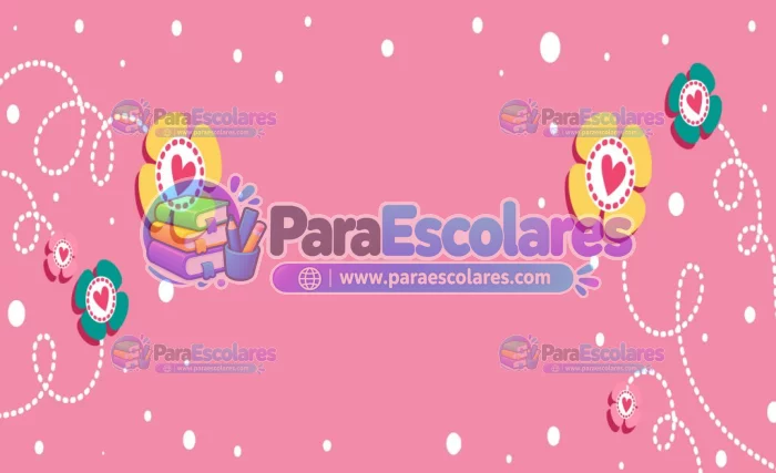 Fondo Rosado Flor Corazon