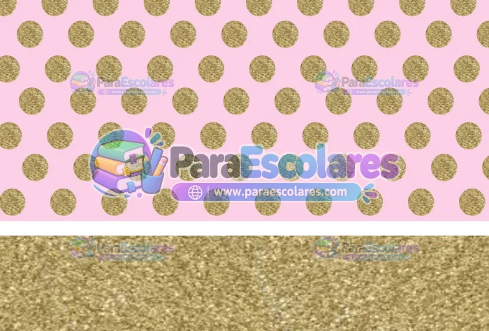 fondo-rosado-puntos-dorados
